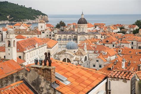 Azoteas De Dubrovnik De Arriba Imagen de archivo - Imagen de herencia ...
