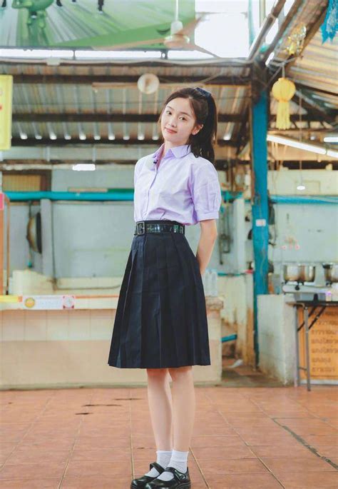 泰国校服大赏：被日媒评为全世界最性感校服_女生