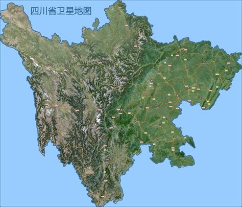 四川卫星地图全图下载-四川卫星地图高清版大图 - 极光下载站