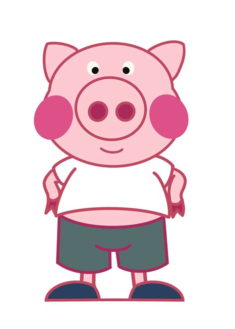 可爱馋嘴小猪猪素材免费下载 - 觅知网