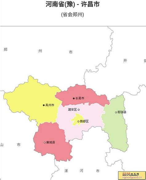 许昌市地名_河南省许昌市行政区划 - 超赞地名网