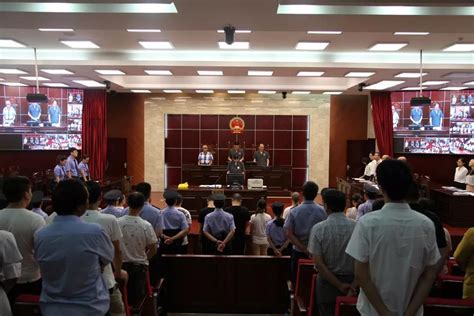 中国审判-平南法院院长对贵港“龙山帮”17人涉黑案公开宣判、集中训诫，最高判刑25年