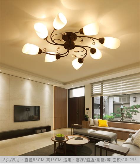 新中式吸顶灯长方形客厅灯超薄现代简约书房灯中国风卧室过道灯具-美间设计