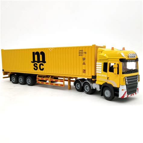 MSC1:50集装箱合金卡车模型- 集装箱车模-货柜卡车模型制作-海艺坊模型工厂