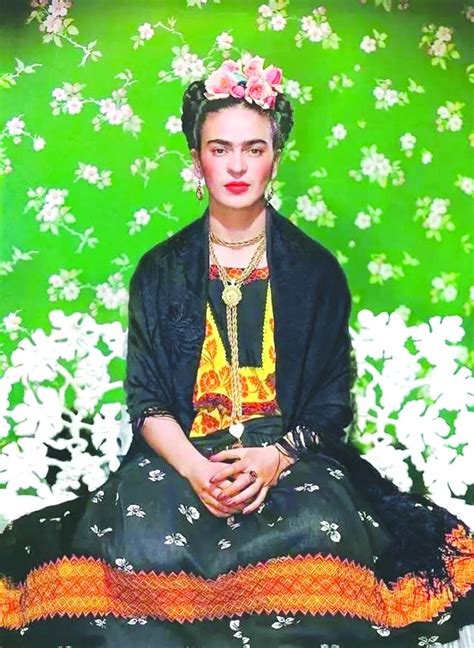 弗里达的自画像图片