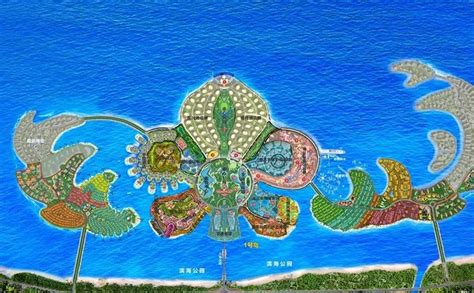 见识一下中国最大的填海造陆工程，海南海口南海明珠人工岛