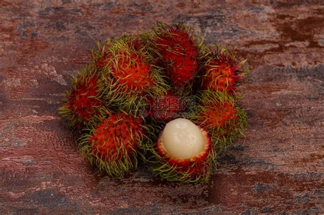 热带甜异乎寻常的水果红毛丹堆高清图片下载-正版图片504303161-摄图网