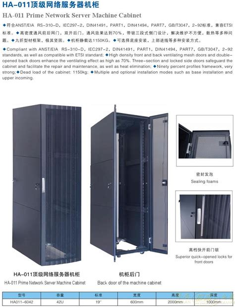 深圳机柜厂家购买服务器机柜务必考虑到的七大硬标准-精致机柜