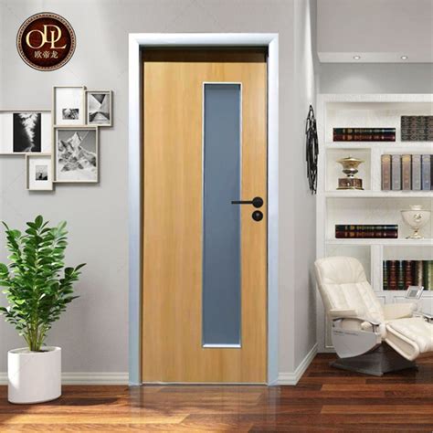 极简铝木门碳晶实木门室内门极窄边框房门卧室门套装门隔音房间门-阿里巴巴