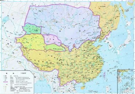 中国朝代地图图片