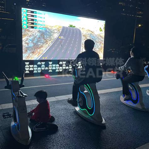 AI虚拟骑行-骑行互动-AR互动单车-武汉科领多媒体