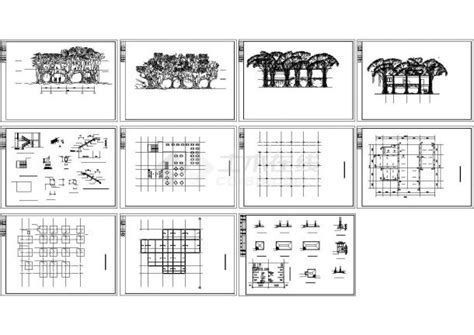 某园树林房子cad施工图设计_土木在线