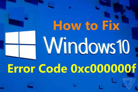 How To Fix Error Code 0Xc000000F On Windows 10 | techlatest
