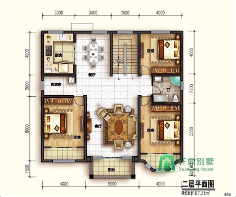 2款120平米农村自建二层小别墅效果图，功能齐全！_图纸头条_鲁班设计图纸官网