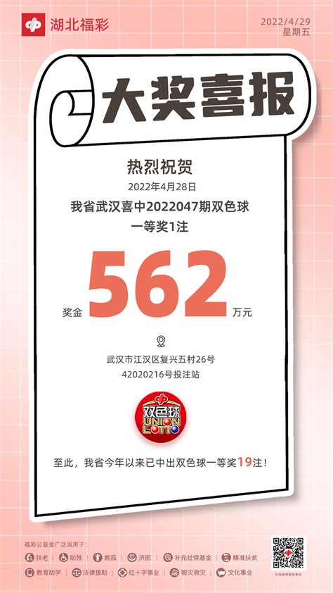 武汉彩民喜中双色球大奖562万元|湖北福彩官方网站