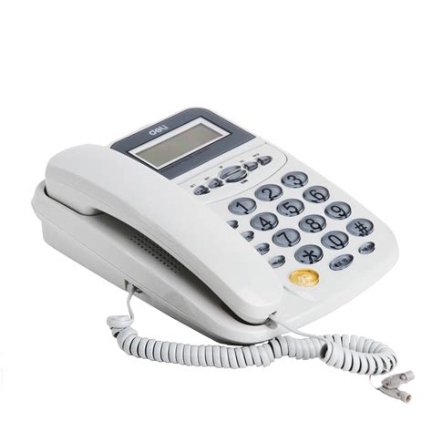 得力（Deli）781 来电显示办公家用电话机/固定电话/座机 可摇头可接分机_电话机_通信设备_办公设备_易采（浙江）工业科技有限公司