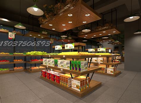 郑州超市装修设计-规范合理的设计才能生意红火_