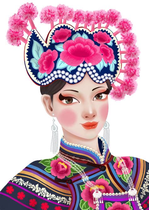 彝族动漫头像女生温柔