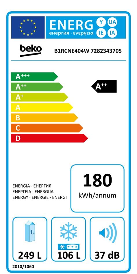 250761 FRICOM. BEKO B1RCNE404W 203x60 NF BLANCO