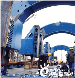 湖北荆州煤炭储配基地一期工程翻车机设备主体安装完毕