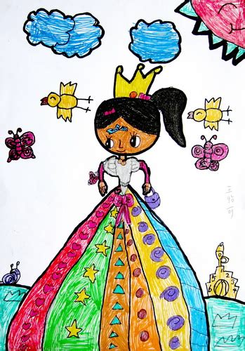 儿童diy趣味涂鸦画30X30布油画木框艾莎冰公主油画丙烯颜料材料包-阿里巴巴