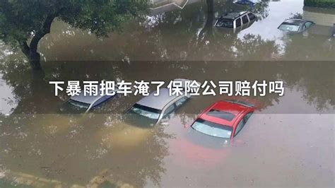 暴雨车被淹了怎么办_中华网汽车