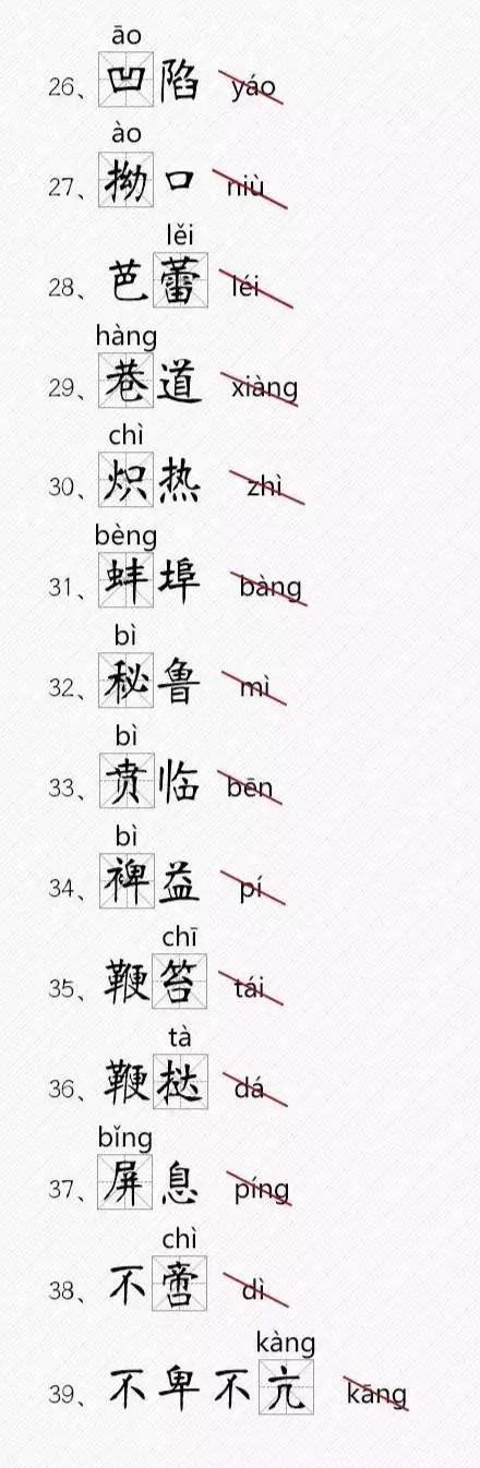 中国汉字博大精深，面对这些你有认识几个呢？_赑 毳