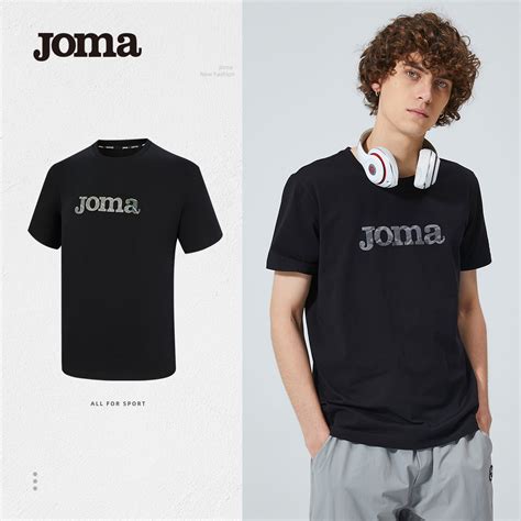 Joma荷马男士运动T恤夏季新款经典纯棉舒适透气短袖上衣_虎窝淘