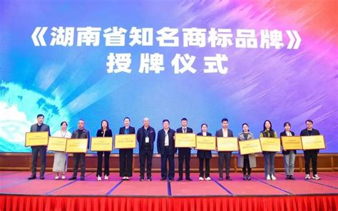 湖南省商标品牌协会关于认定2021年度湖南省知名品牌的公示