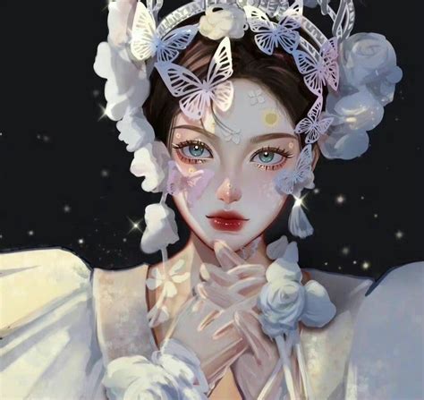 酷酷甜美女生头像动漫版