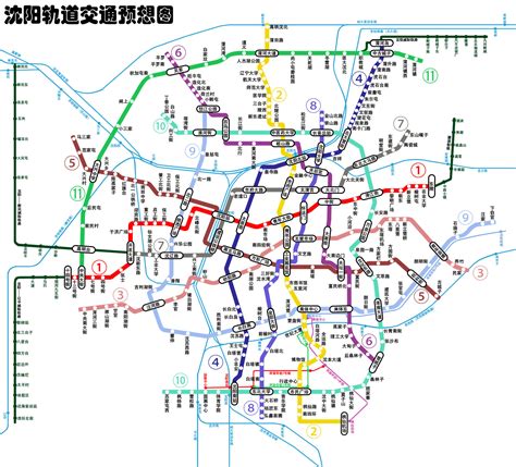沈阳地铁规划图，2023沈阳地铁规划，最新沈阳地铁规划线路图-沈阳本地宝