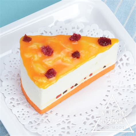 （今日10折）仿真蛋糕模型三角形水果甜品慕斯点心假食物面包道具店摆设装饰品—仿真水果