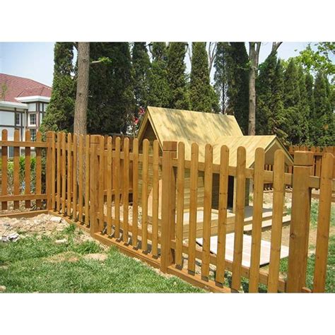 防腐木栅栏护栏庭院栅栏门园艺白色围栏草坪实木护栏 花园围栏-阿里巴巴