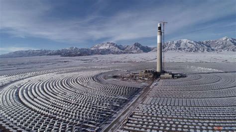 青海中控太阳能德令哈50兆瓦塔式熔盐储能光热电站一次并网成功 - 能源界