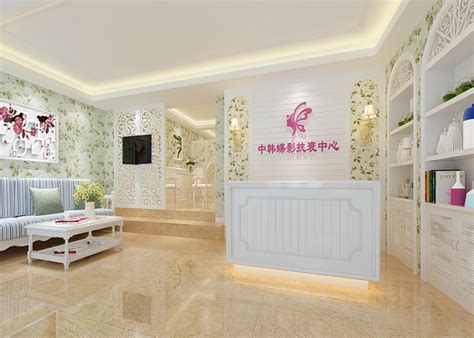 新中式美容院的装潢设计元素含实景图_美容院装修