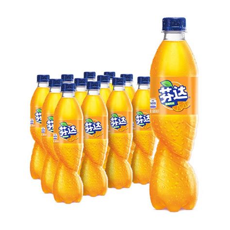 芬达 Fanta 橙味 橙汁 汽水饮料 碳酸饮料 300ml*12瓶整箱装 可口可乐公司出品-融创集采商城