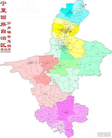 宁夏地图简图 - 宁夏地图 - 地理教师网