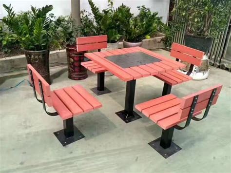 长期供应户外实木休闲椅 公园小区座椅 长椅 铸铁腿 实木 塑木-阿里巴巴