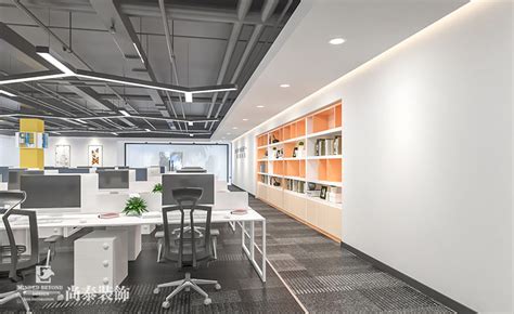 郑州游戏开发公司办公室装修公司设计案例_金博大建筑装饰-站酷ZCOOL