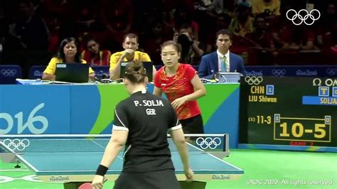 重温2016年里约奥运会乒乓球女团决赛：中国乒乓球女队夺冠