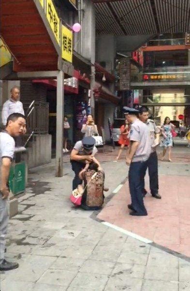 重庆送菜夫妇因搭观光电梯被保安围殴_海口网