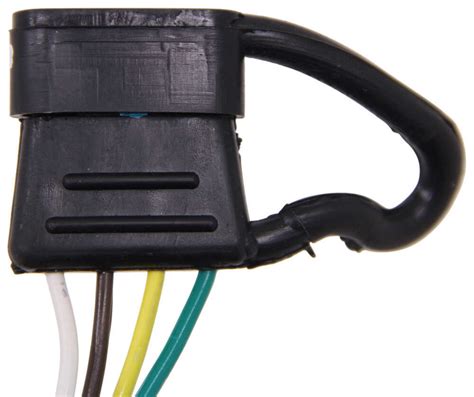 T-One Vehicle Wiring Harness with 4-Pole Flat Trailer Connector ...