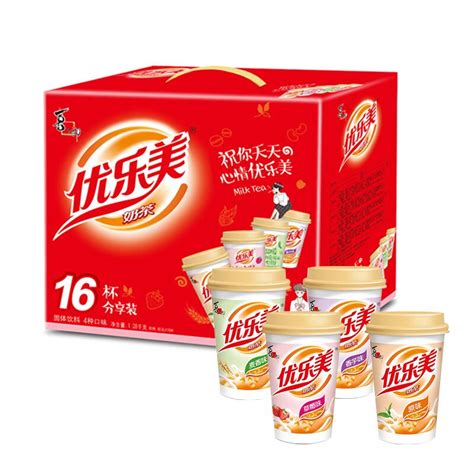 优乐美低糖乳茶奶茶混合装7杯 - 惠券直播 - 一起惠返利网_178hui.com