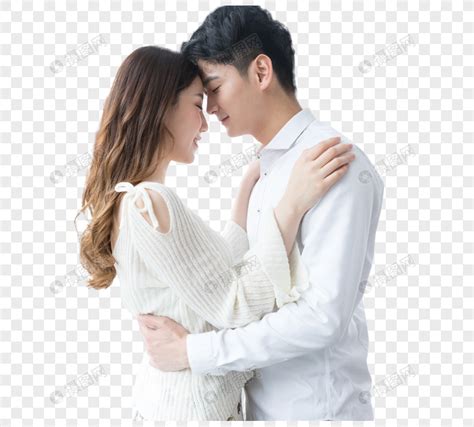 情侣拥抱头对头元素素材下载-正版素材400396705-摄图网