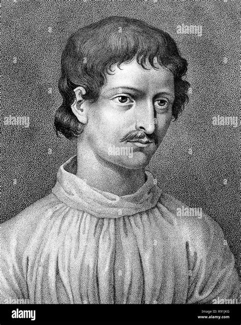 Giordano Bruno (1548 - 1600) italienischer Philosoph Stockfotografie ...