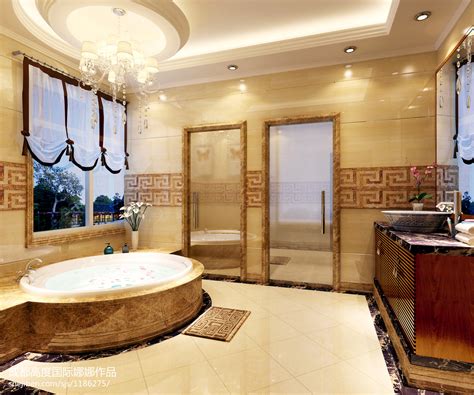 卫浴装修效果图、别墅卫浴图片大全、卫浴设计图片_别墅设计图