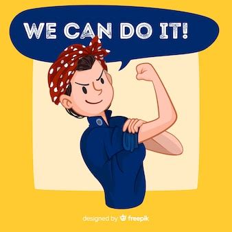Fondo we can do it! | Vector Gratis