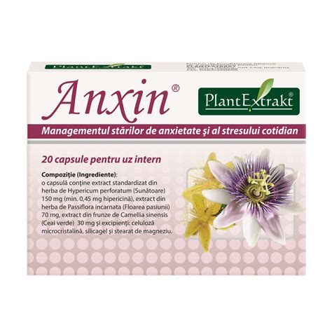 Anxin UK 20 capsule Plantextrakt | Naturemedies UK