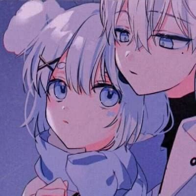 非主流蓝色头像情侣