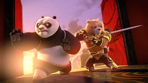 功夫熊猫之神龙骑士第三季更新，中国的熊猫与英国的棕熊再次合作#功夫熊猫 #动画 #熊猫